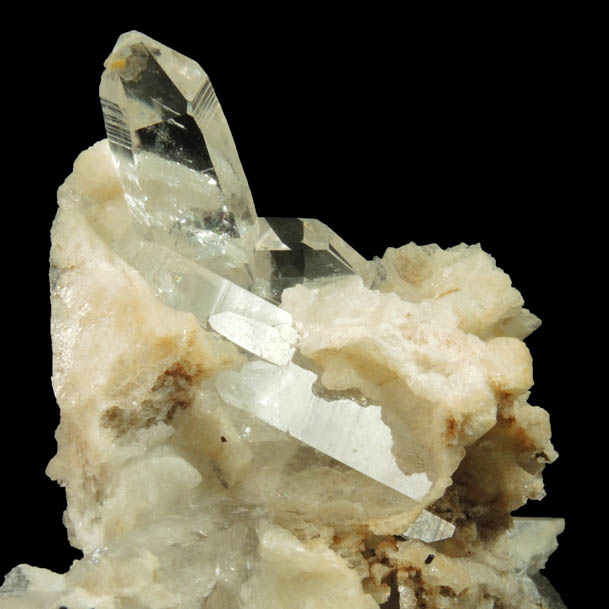 Quartz, Schorl Tourmaline, Muscovite, Albite from Minas Gerais, Brazil