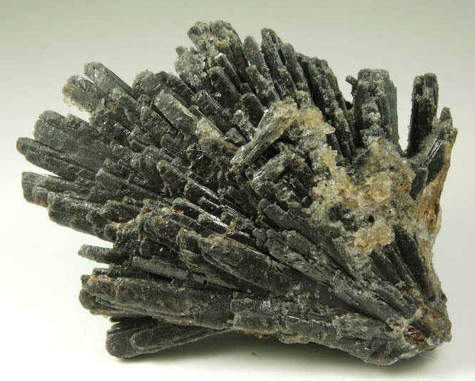 Kyanite var. Black Kyanite from Ribeiro da Folha, Minas Novas, Minas Gerais, Brazil