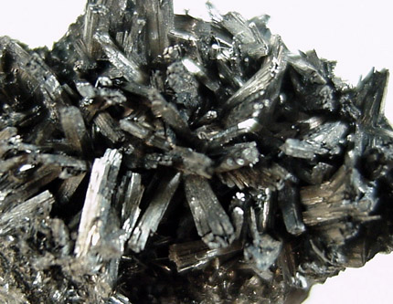 Pyrolusite var. Polianite from Vekol Mine, Casa Grande, Arizona