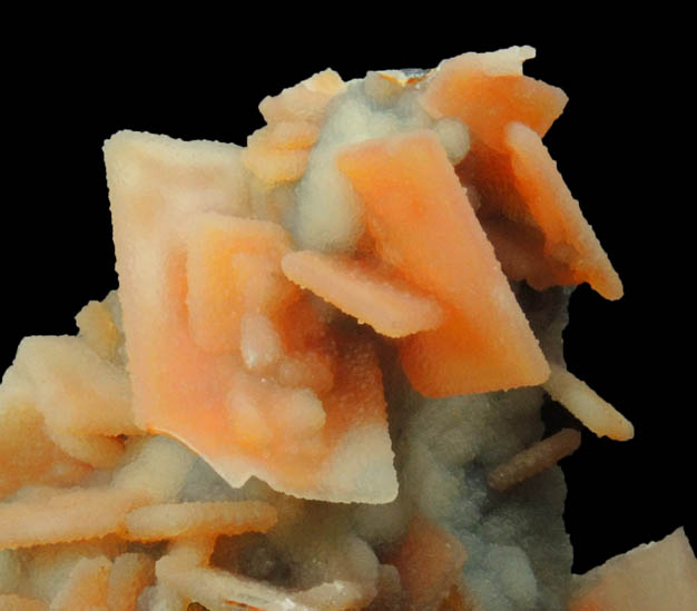 Wulfenite with Hemimorphite coating from Finch Mine, north of Hayden, Banner District, Gila County, Arizona