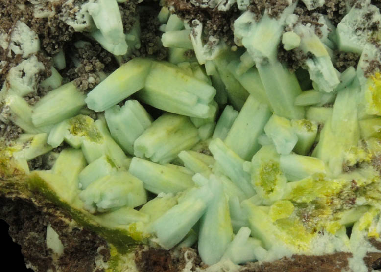 Plumbogummite pseudomorphs after Pyromorphite from Laohu Hill, Guilin, Guangxi, China