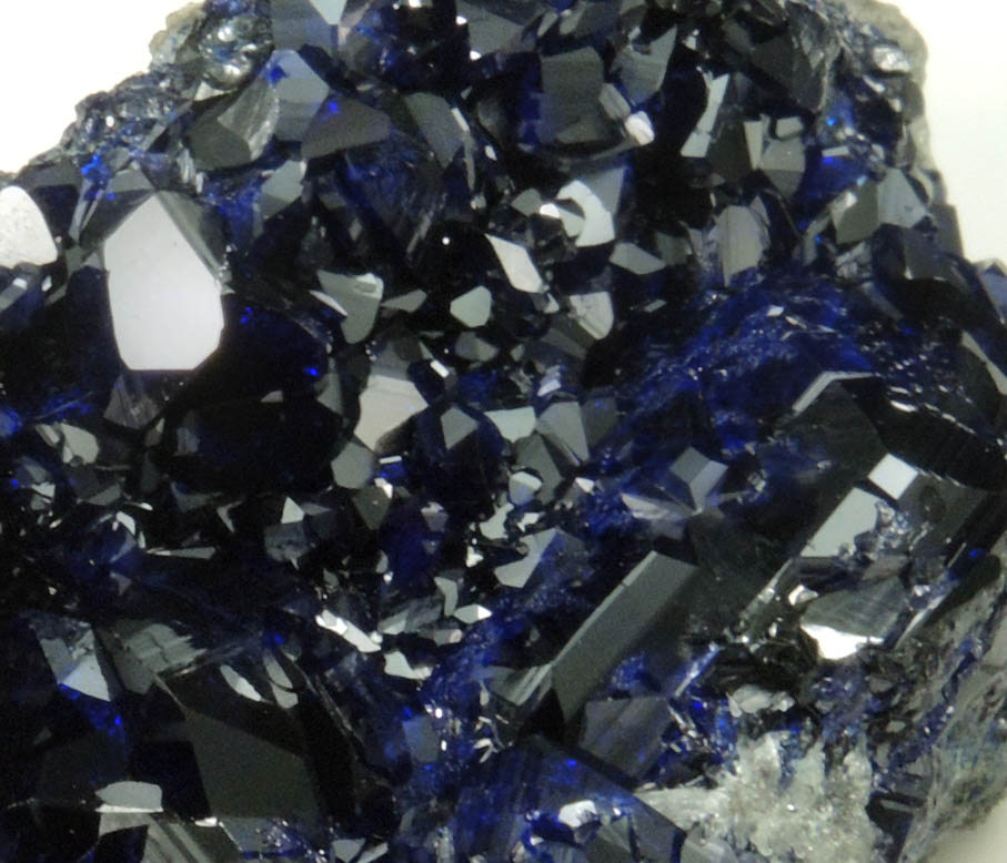 Azurite with Anglesite from Tsumeb Mine, Otavi-Bergland District, Oshikoto, Namibia