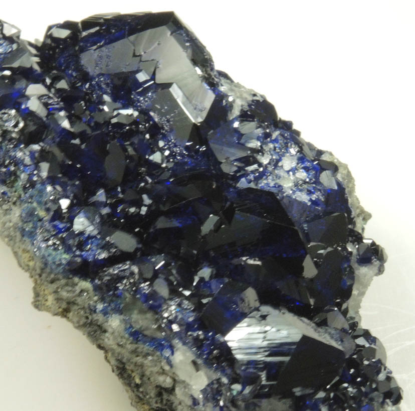 Azurite with Anglesite from Tsumeb Mine, Otavi-Bergland District, Oshikoto, Namibia