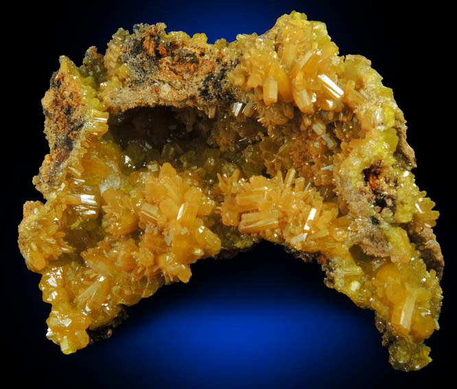 Pyromorphite from Bunker Hill Mine, Jersey Vein, Coeur d'Alene District, Shoshone County, Idaho