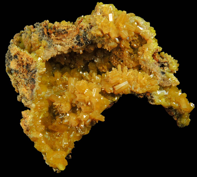 Pyromorphite from Bunker Hill Mine, Jersey Vein, Coeur d'Alene District, Shoshone County, Idaho