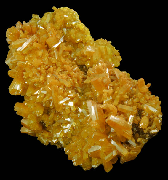 Pyromorphite from Bunker Hill Mine, Jersey Vein, Coeur d'Alene District, Shoshone County, Idaho