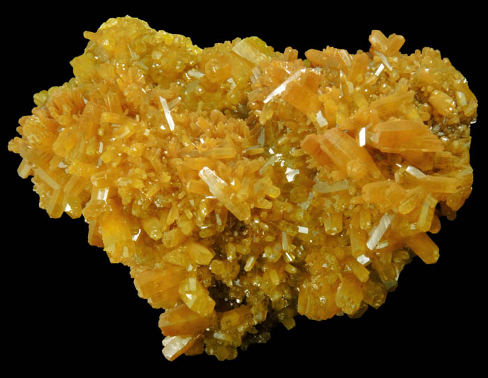 Pyromorphite from Bunker Hill Mine, Jersey Vein, Coeur d'Alene District, Shoshone County, Idaho