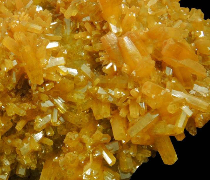 Pyromorphite from Bunker Hill Mine, Jersey Vein, Coeur d'Alene District, Shoshone County, Idaho