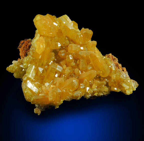 Pyromorphite from Bunker Hill Mine, Jersey Vein, Coeur d'Alene District, Shoshone County, Idaho