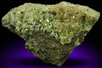 Grossular Garnet (chrome-rich) with Diopside and Clinochlore from Jeffrey Mine, Asbestos, Québec, Canada