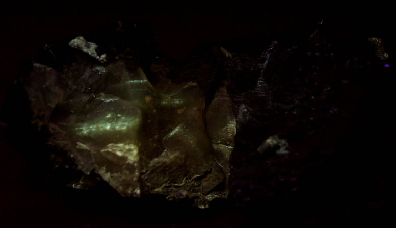 Fluorite and Sphalerite from Minerva #1 Mine, Rosiclare Level, Cave-in-Rock District, Hardin County, Illinois