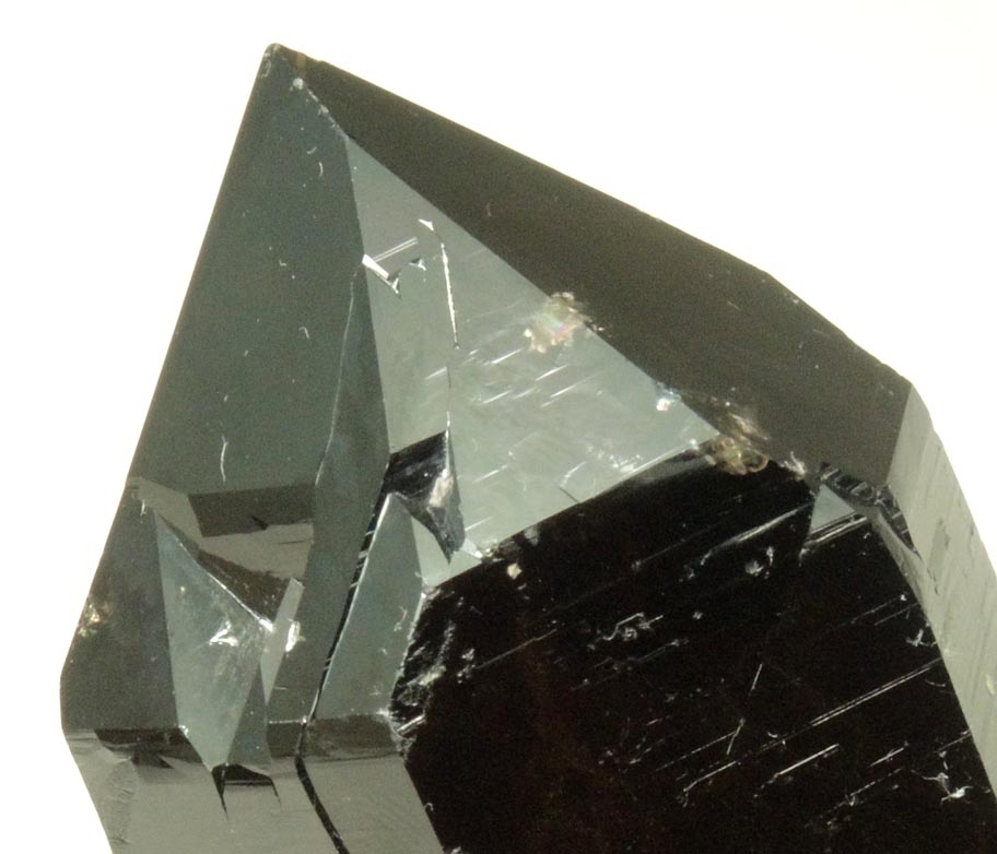 Quartz var. Smoky Quartz (Dauphin Law Twinned) from Ossipee Gulch (Raccoon Gulch), Folsom Brook, Center Ossipee, Carroll County, New Hampshire