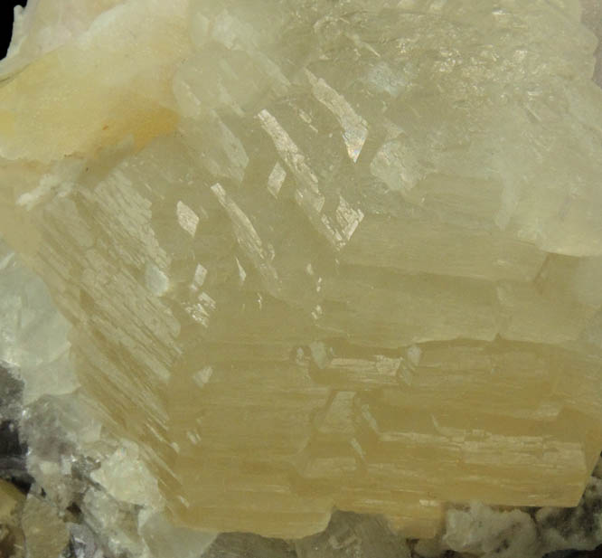 Witherite with Fluorite from Minerva #1 Mine, Cave-in-Rock District, Hardin County, Illinois