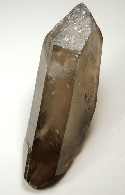 Quartz var. Smoky Quartz (doubly terminated) from Sawtooth Mountains, Custer County, Idaho