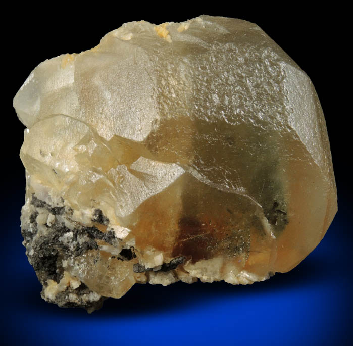 Calcite with phantom growth zones of Marcasite inclusions from Eastern Rock Products Quarry (Benchmark Quarry), St. Johnsville, Montgomery County, New York