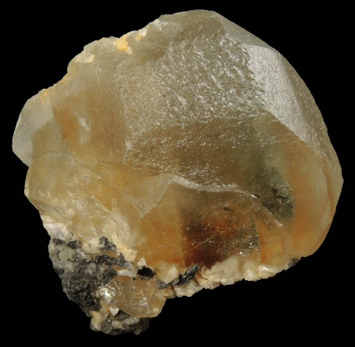 Calcite with phantom growth zones of Marcasite inclusions from Eastern Rock Products Quarry (Benchmark Quarry), St. Johnsville, Montgomery County, New York