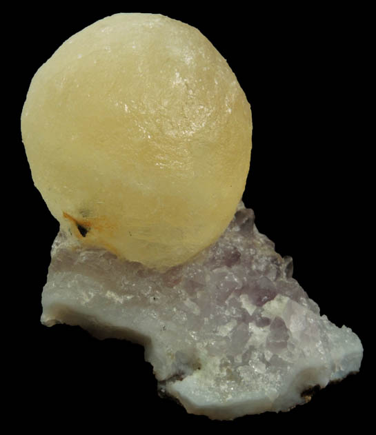 Fluorite on Amethyst Quartz from Mahodari, Nasik District, Maharashtra, India