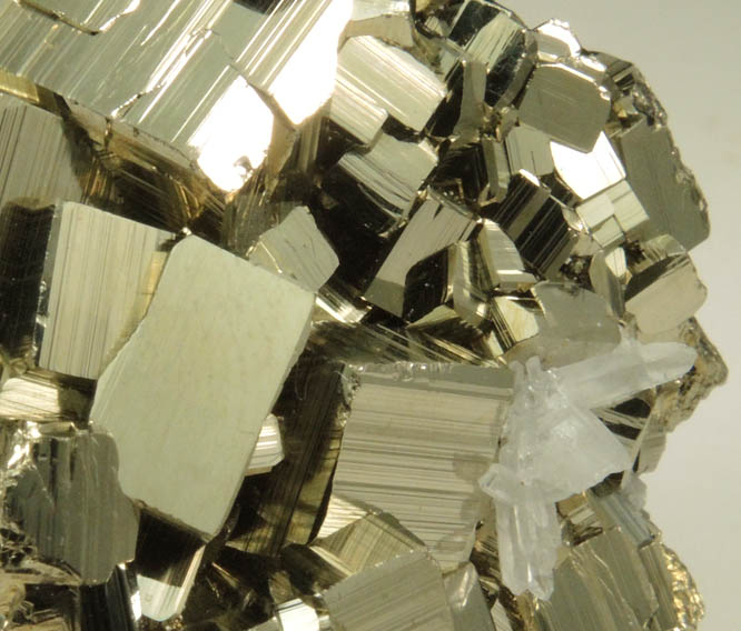 Pyrite with Quartz from Huaron District, Cerro de Pasco Province, Pasco Department, Peru