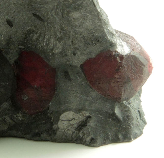 Almandine Garnet in Phyllite from Red Embers Mine, Erving, Franklin County, Massachusetts