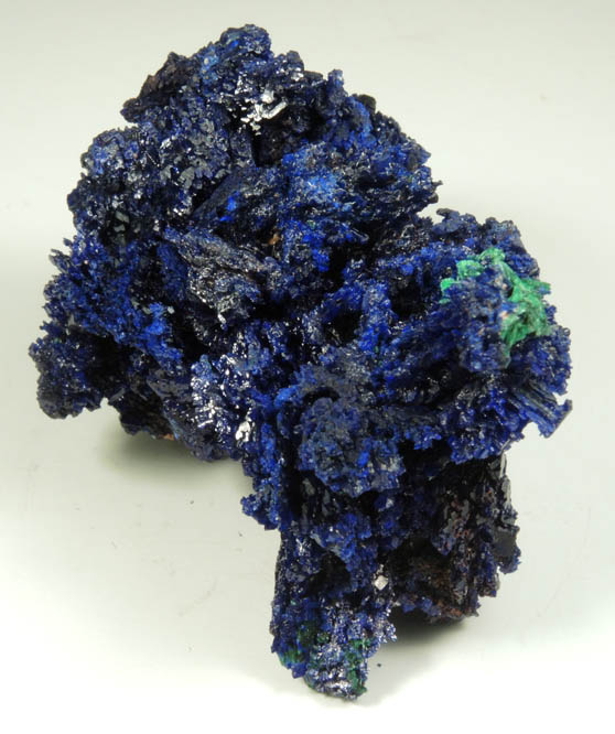 Azurite with minor Malachite from Bou Beker Mine, 21 km SSE of Oujda, Errachidia Province, Morocco