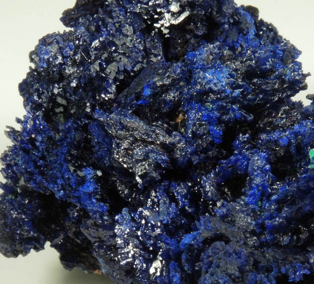 Azurite with minor Malachite from Bou Beker Mine, 21 km SSE of Oujda, Errachidia Province, Morocco