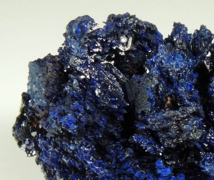 Azurite with minor Malachite from Bou Beker Mine, 21 km SSE of Oujda, Errachidia Province, Morocco