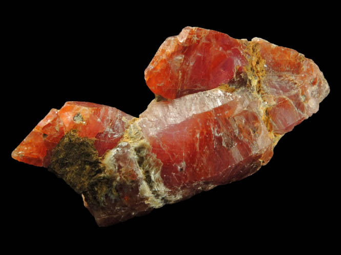 Corundum var. Ruby (twinned crystals) from Central Highland Belt, near Ratnapura, Sabaragamuwa Province, Sri Lanka