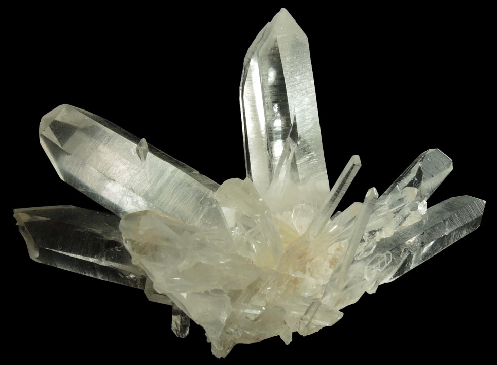 Quartz from Wegner Mines, Collier Creek, 4.4 km south of Mount Ida, Montgomery County, Arkansas