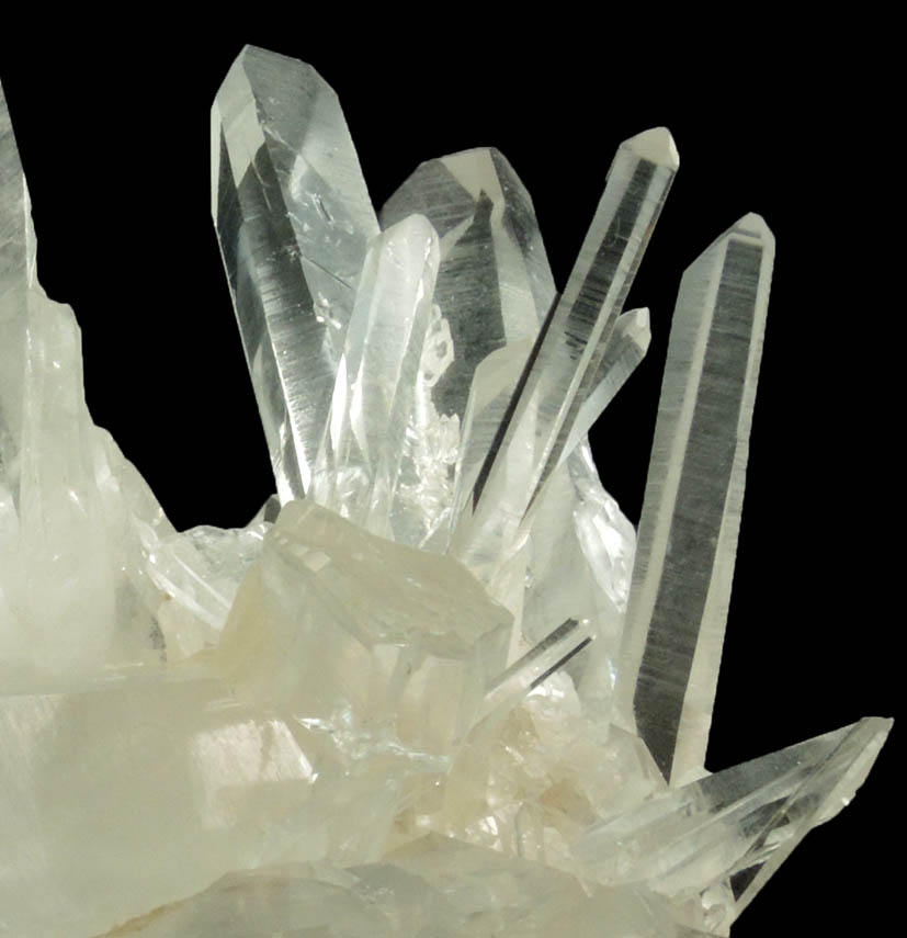 Quartz from Wegner Mines, Collier Creek, 4.4 km south of Mount Ida, Montgomery County, Arkansas