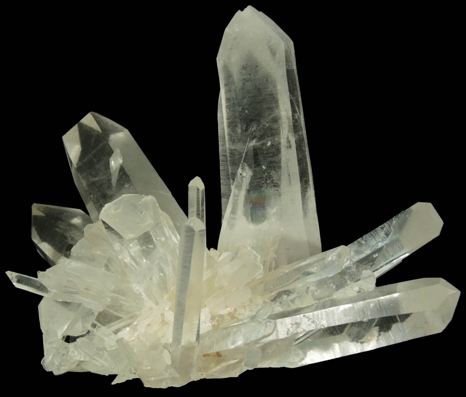 Quartz from Wegner Mines, Collier Creek, 4.4 km south of Mount Ida, Montgomery County, Arkansas