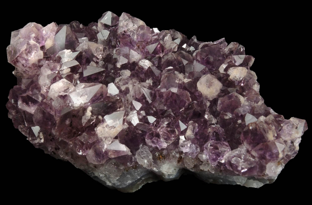 Quartz var. Amethyst Quartz from Catalan Agate-Amethyst District, Southern Paran Basalt Basin, Artigas, Uruguay