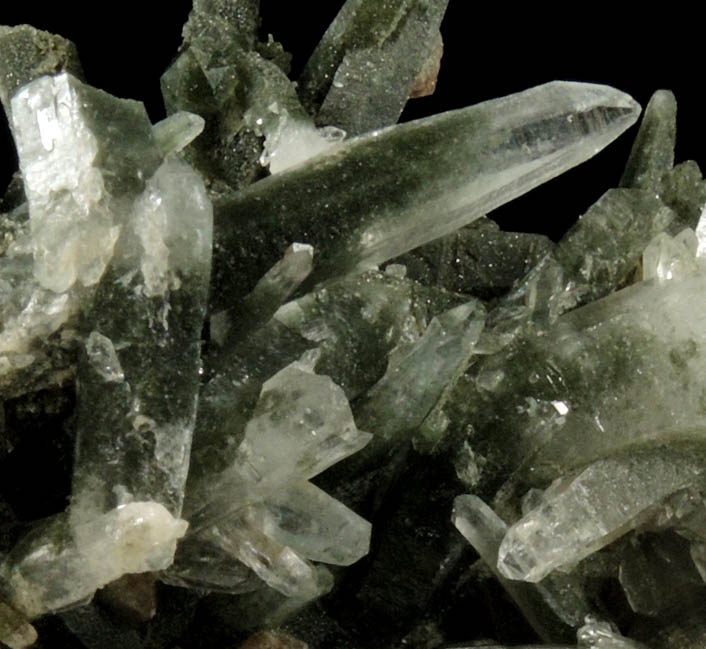 Quartz with Chlorite inclusions from Dhading, Ganesh Himal, Bagmati Pradesh, Nepal