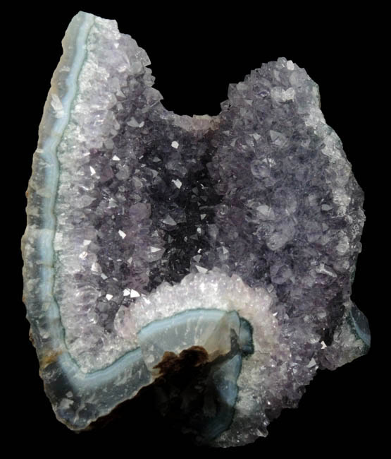 Quartz var. Amethyst Quartz from Alto Uruguai, Rio Grande do Sul, Brazil