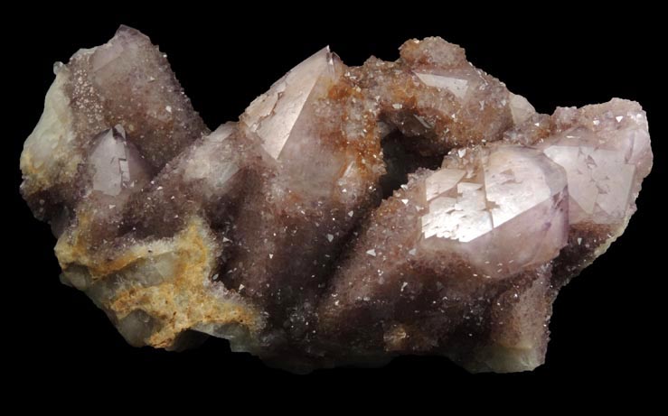 Quartz var. Amethyst (Cactus Quartz) from Boekenhouthoek area, Mpumalanga Province, South Africa