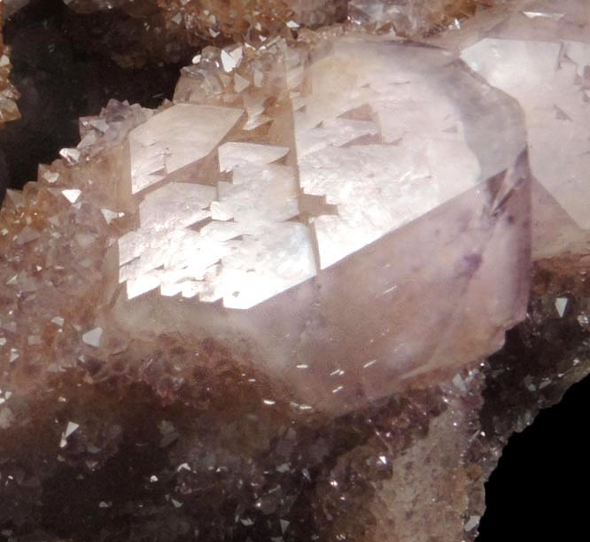 Quartz var. Amethyst (Cactus Quartz) from Boekenhouthoek area, Mpumalanga Province, South Africa