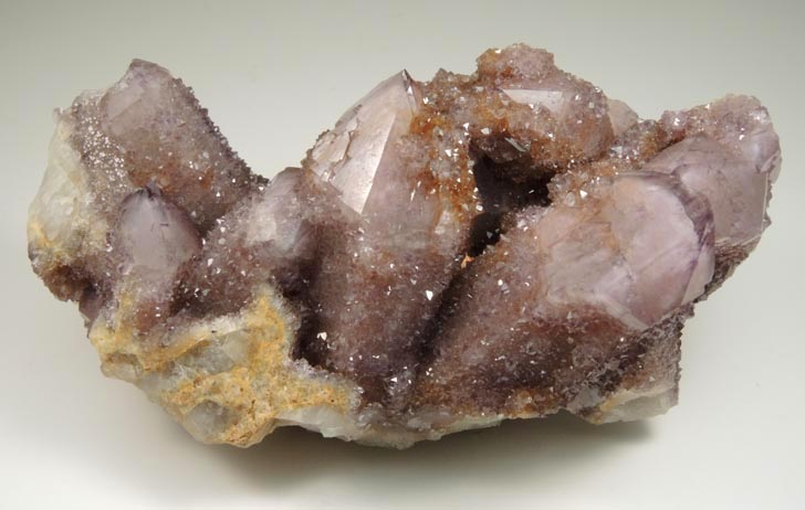 Quartz var. Amethyst (Cactus Quartz) from Boekenhouthoek area, Mpumalanga Province, South Africa