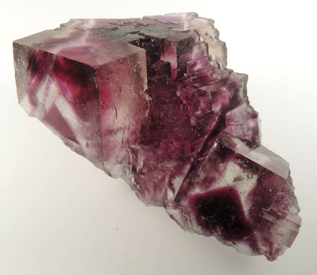 Fluorite (zoned crystals) from Okorusu Mine, 46.5 km north of Otjiwarongo, Otjozondjupa, Namibia