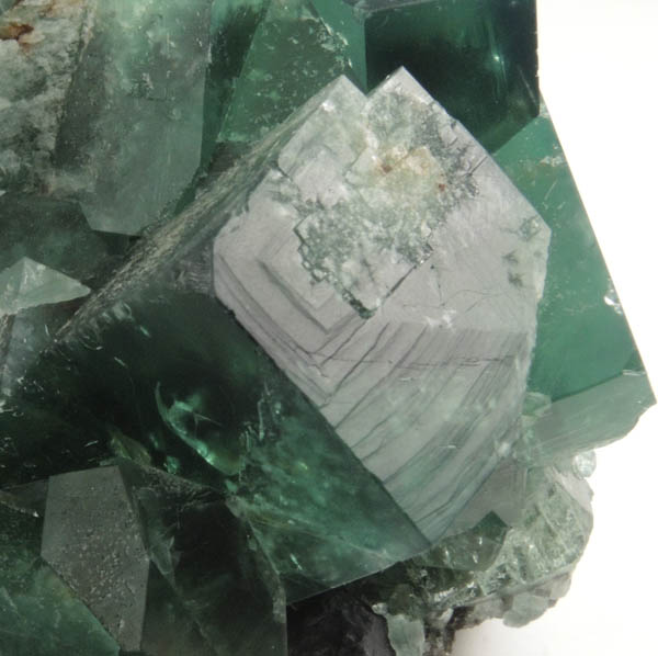 Fluorite over Galena from Diana Maria Mine, Rogerley Quarry, County Durham, England