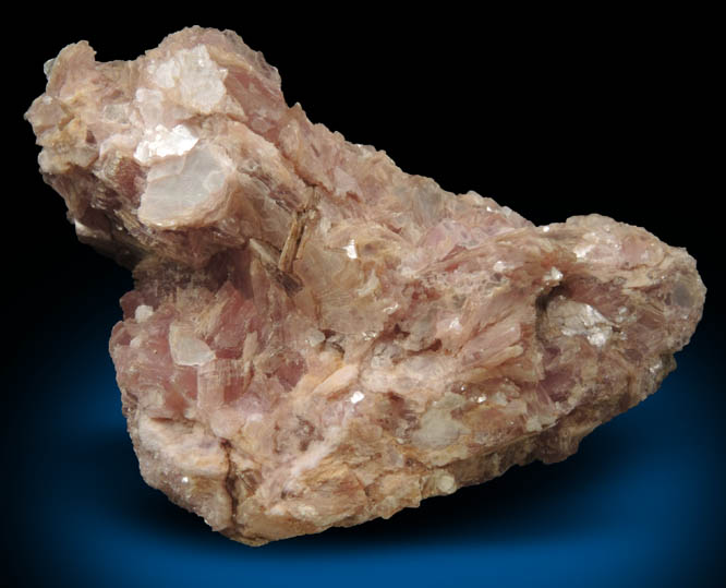 Muscovite var. Rose Muscovite from Harding Mine, 8 km east of Dixon, Taos County, New Mexico