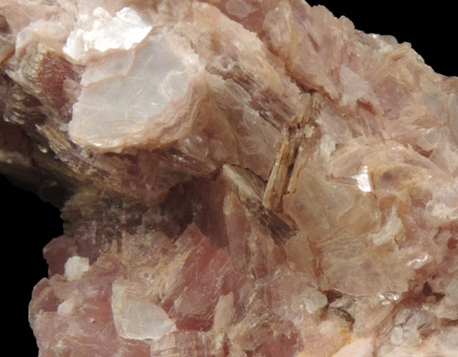 Muscovite var. Rose Muscovite from Harding Mine, 8 km east of Dixon, Taos County, New Mexico