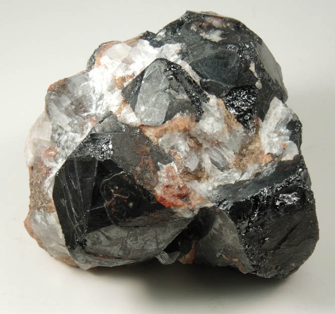 Franklinite exhibiting rare modified dodecahedral form from Franklin District, Sussex County, New Jersey