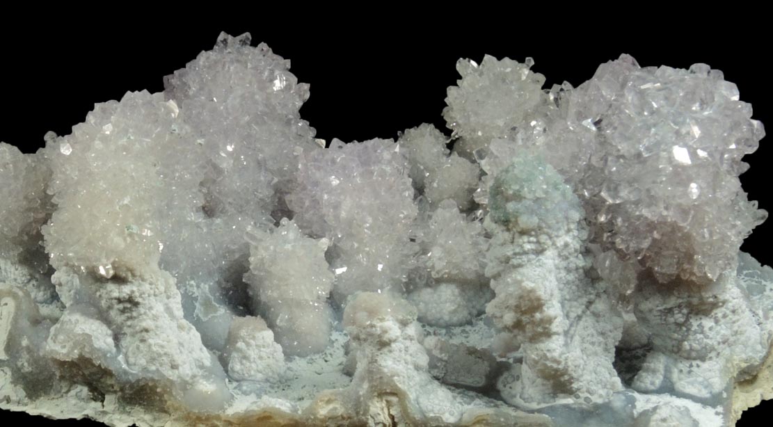 Quartz var. Amethyst Quartz stalactitic formations from Alto Uruguai, Rio Grande do Sul, Brazil