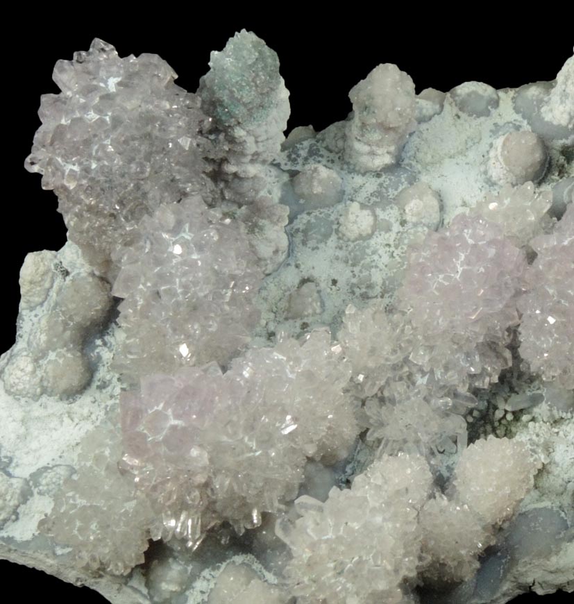 Quartz var. Amethyst Quartz stalactitic formations from Alto Uruguai, Rio Grande do Sul, Brazil