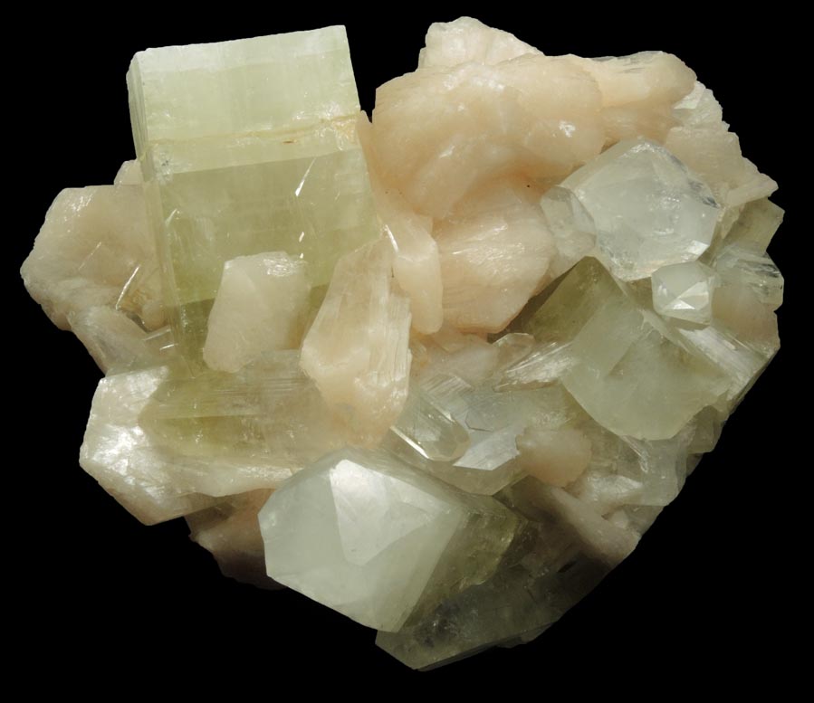 Apophyllite and Stilbite from Jalgaon, Maharashtra, India