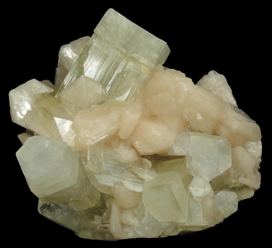 Apophyllite and Stilbite from Jalgaon, Maharashtra, India