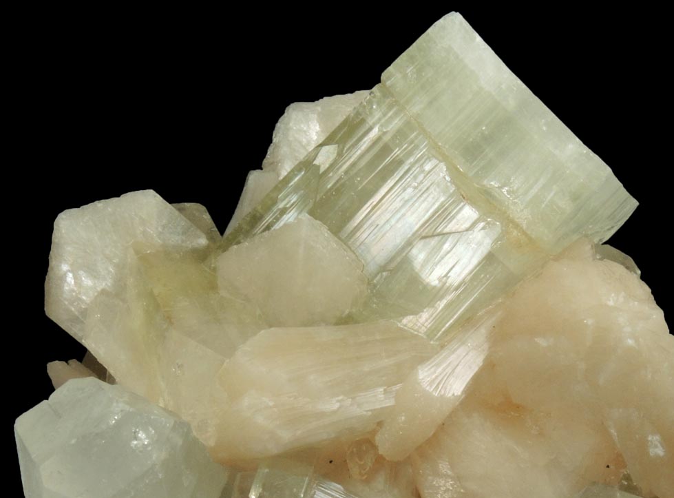 Apophyllite and Stilbite from Jalgaon, Maharashtra, India