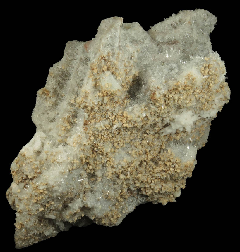 Quartz var. Solution Quartz with Dolomite from Cripple Creek Mining District, Teller County, Colorado