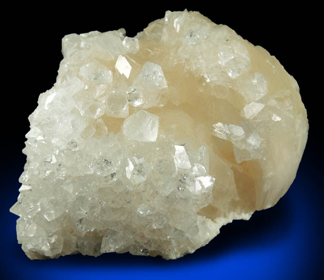 Apophyllite on Stilbite from Pune District, Maharashtra, India