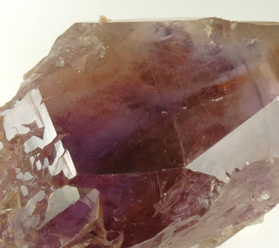 Quartz var. Ametrine (Amethyst and Citrine combination) from Anahi Mine, La Gaiba District, Angel Sandoval Province, Santa Cruz Department, Bolivia