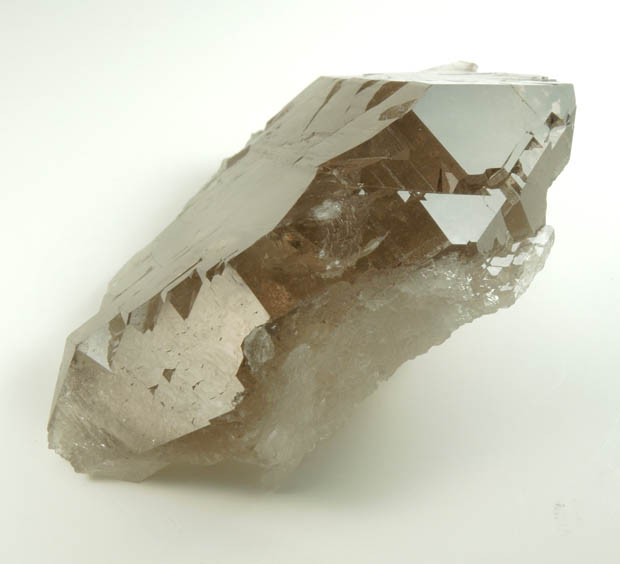 Quartz var. Smoky Quartz Gwindel from Pointe des Periades, Mont Blanc Massif, Chamonix, Haute-Savoie, France